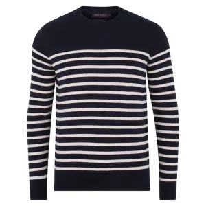 Mens Lightweight Cotton Striped Breton Sweater