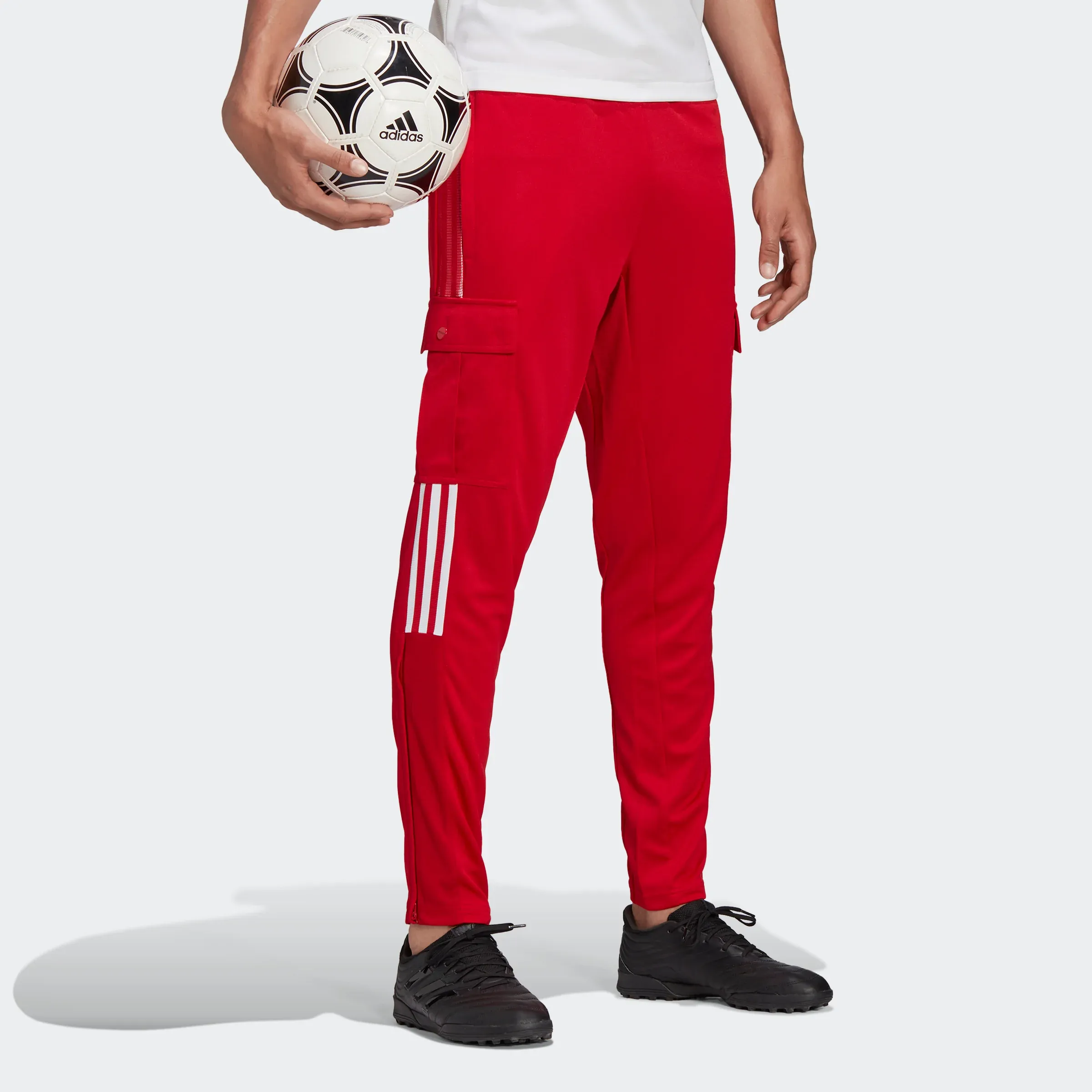 Adidas Men's Tiro Winterized Cargo Pants - Team Power Red / White