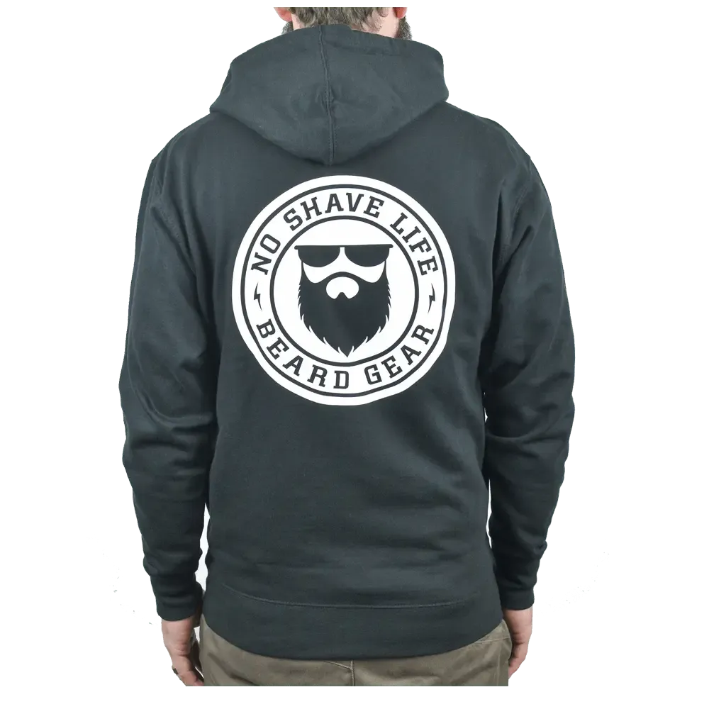 Beard Gear Black Zip Hoodie