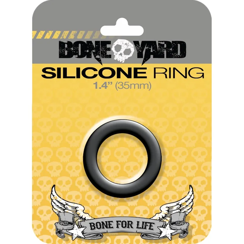 Boneyard Silicone Ring 35mm Black