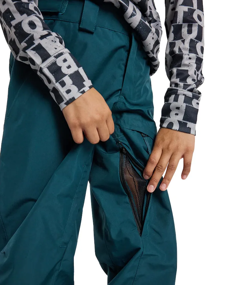 Burton Kids' Gore-Tex Shell Pants Deep Emerald 2025