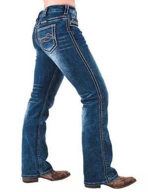 Cowgirl Tuff Ladies Jeans - Mid Rise - Triumph