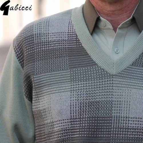 Gabicci M14  Gooseberry Pattern V Neck^