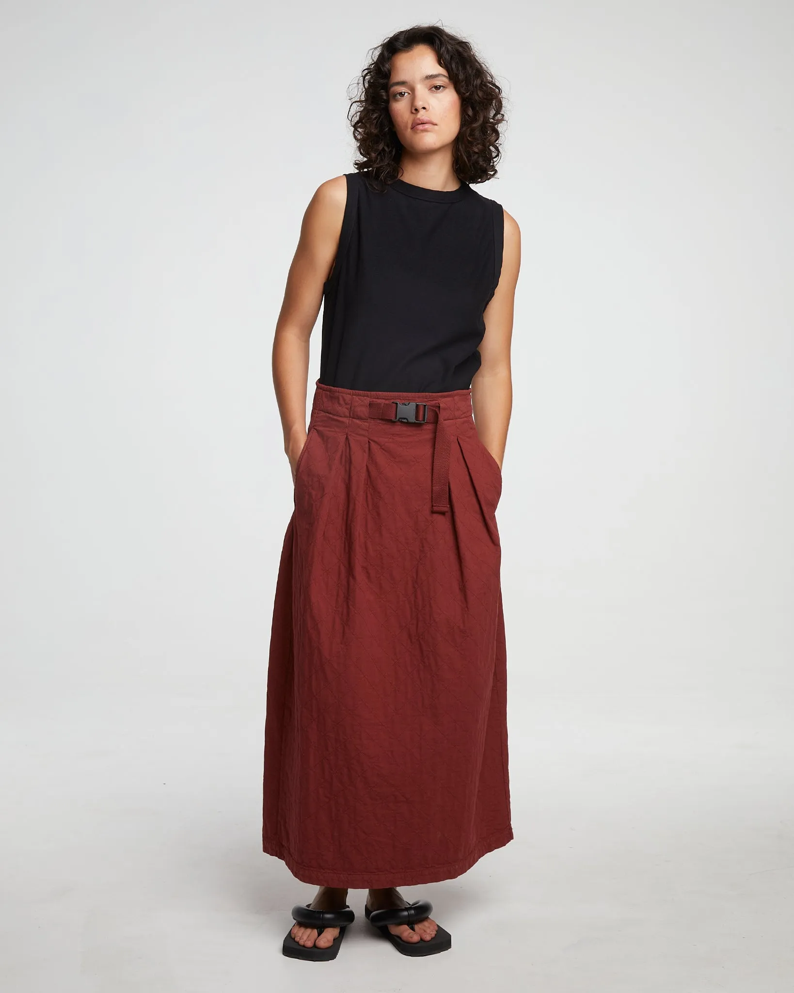 G.o.D Tulip Skirt Mighty Cotton Cinnamon