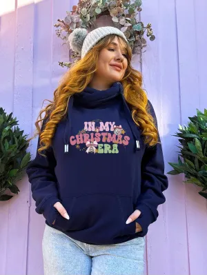 'In My Christmas Era' Christmas Luxe Hoodie - Navy