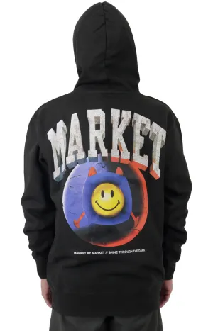 Joyful Smiley Expression Pullover Hoodie