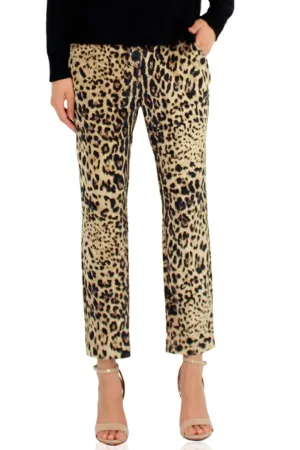 Leopard Print Long Pants