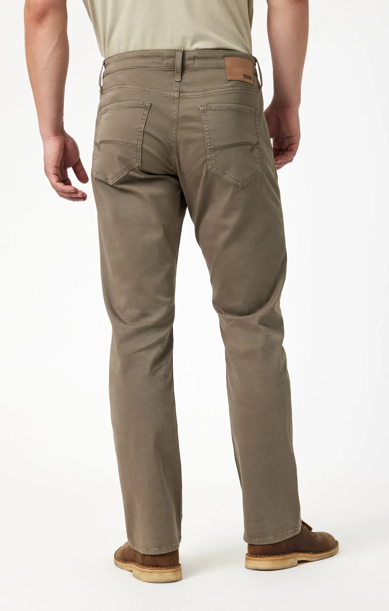 MATT RELAXED STRAIGHT LEG IN OLIVE CASUAL TWILL