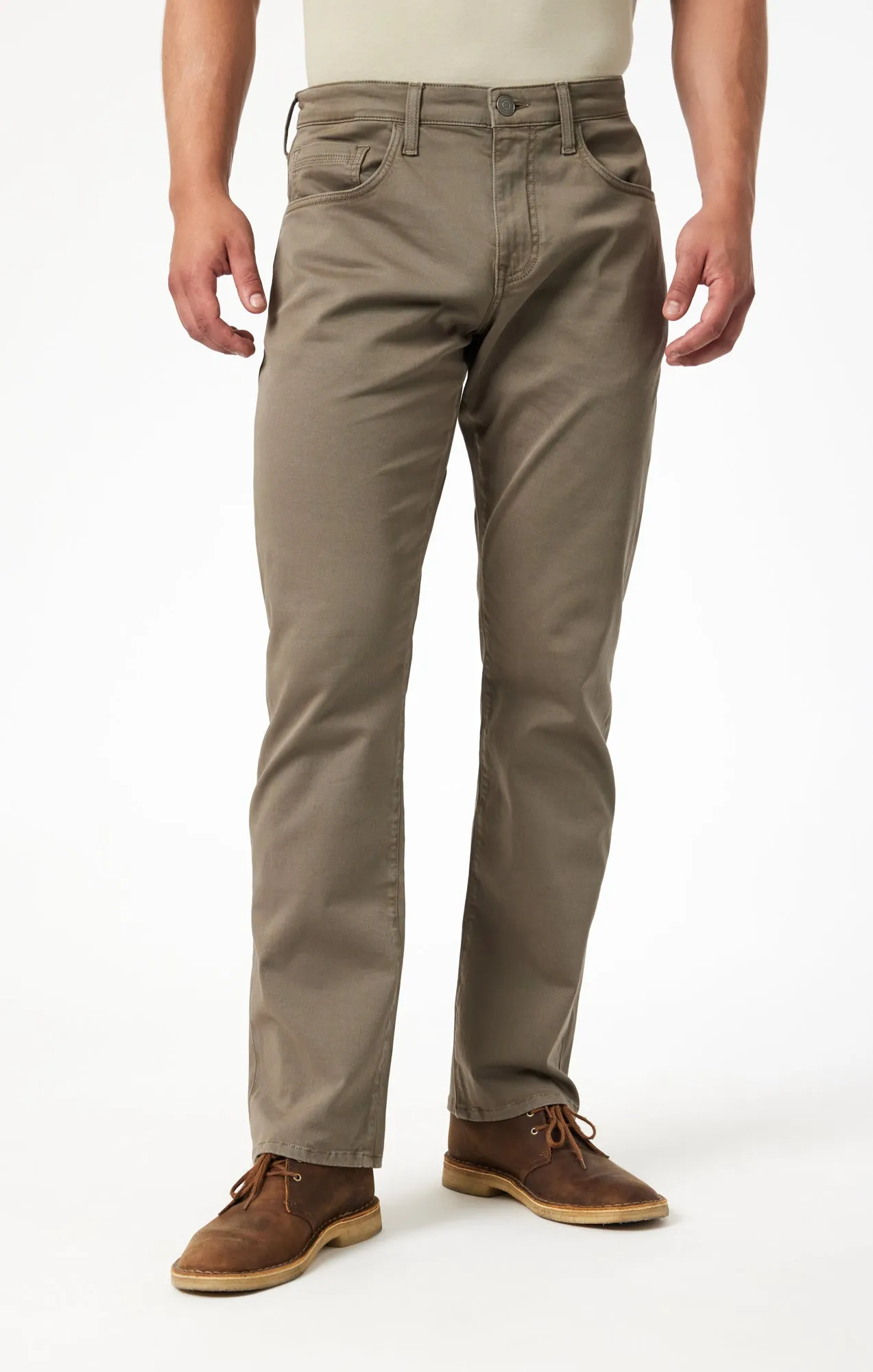 MATT RELAXED STRAIGHT LEG IN OLIVE CASUAL TWILL