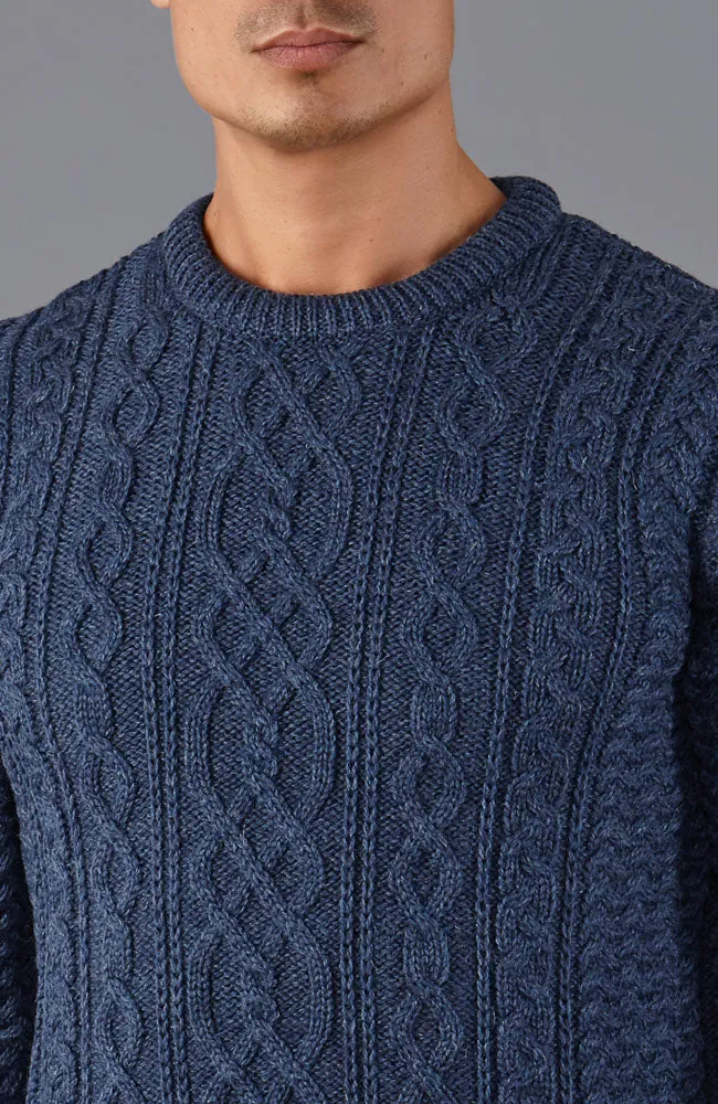 Mens Thorpe British Wool Cable Jumper