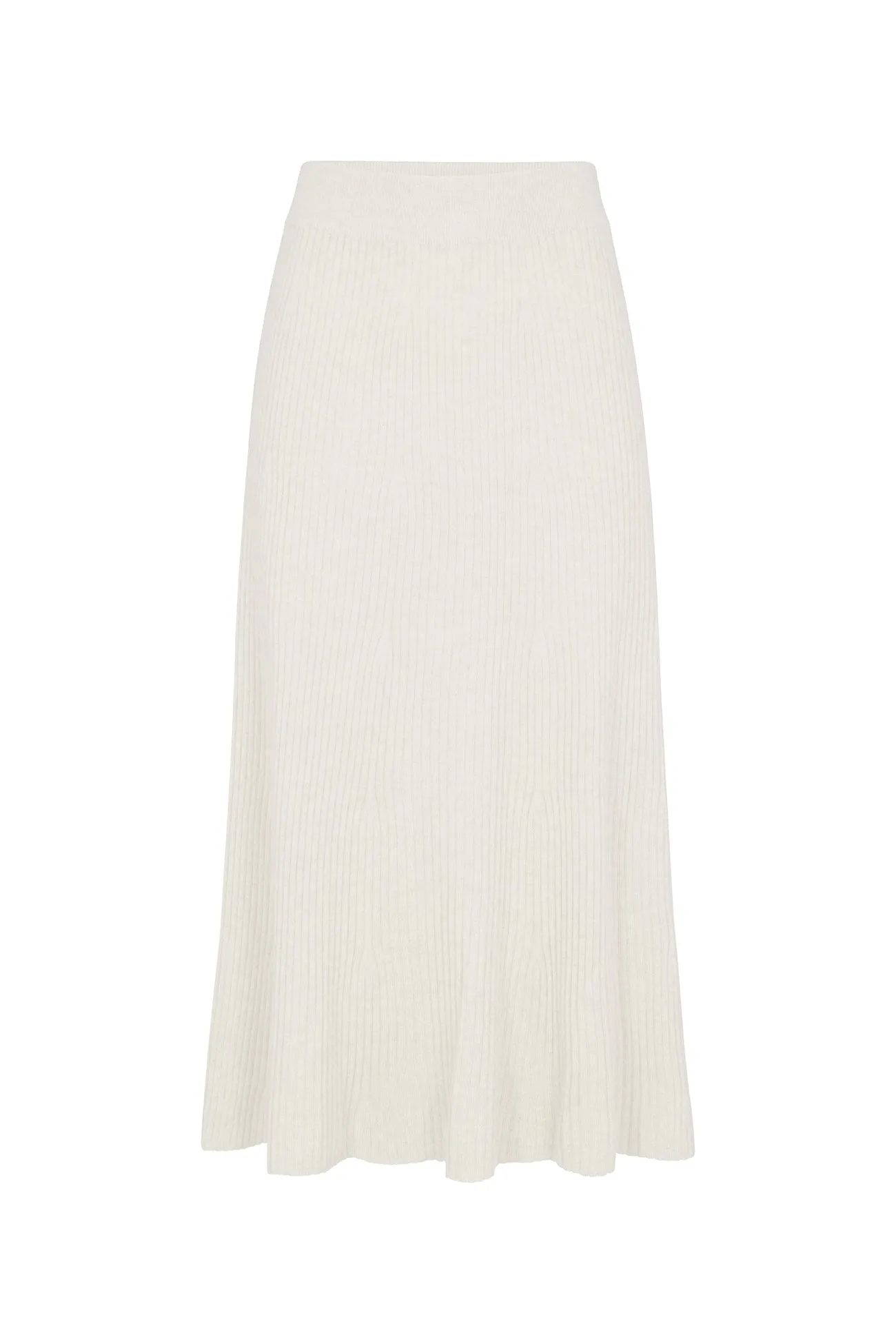 MIRA RIBBED MIDI SKIRT