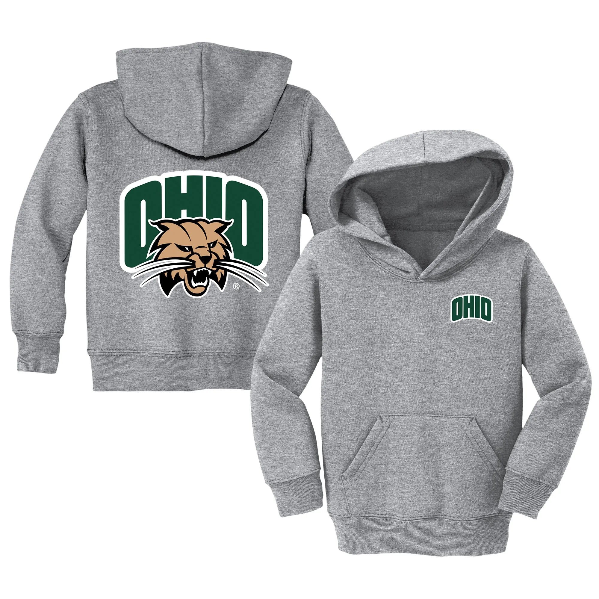 Ohio Bobcats Logo Toddler Pullover Sweatshirt