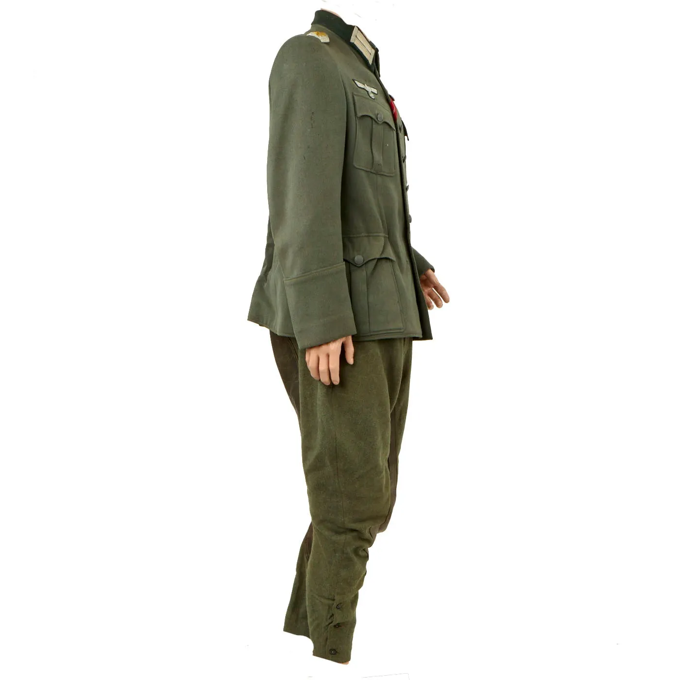 Original German WWII Heer Oberst Waffenrock Tunic and Breeches