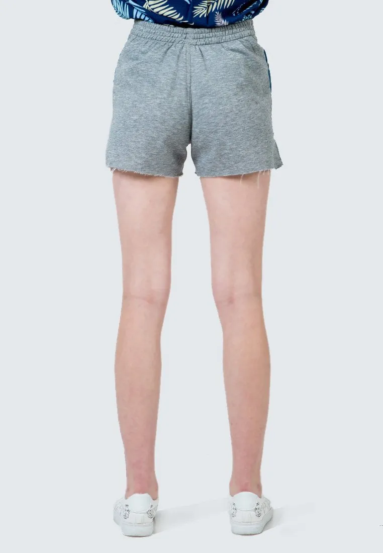 Relaxed Baby Terry Denim Short Pants