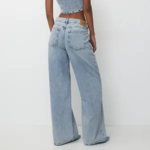 Sky Blue Wash Lose Fit Oversize Jeans