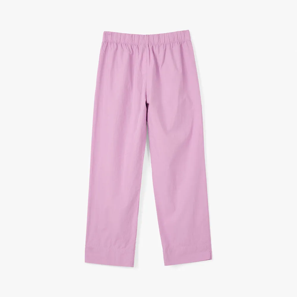 Tekla Poplin Pants / Purple Pink