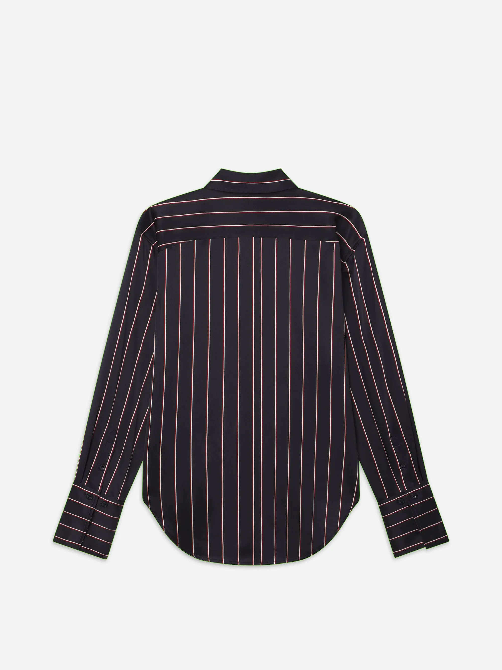 The Standard Shirt -- Navy Stripe Multi