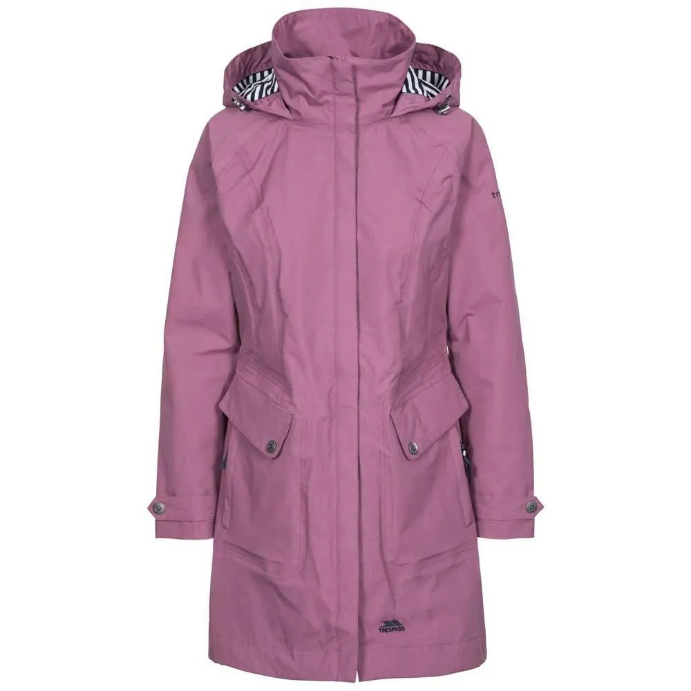 Trespass Womens Waterproof Jacket Rainy Day Raincoat