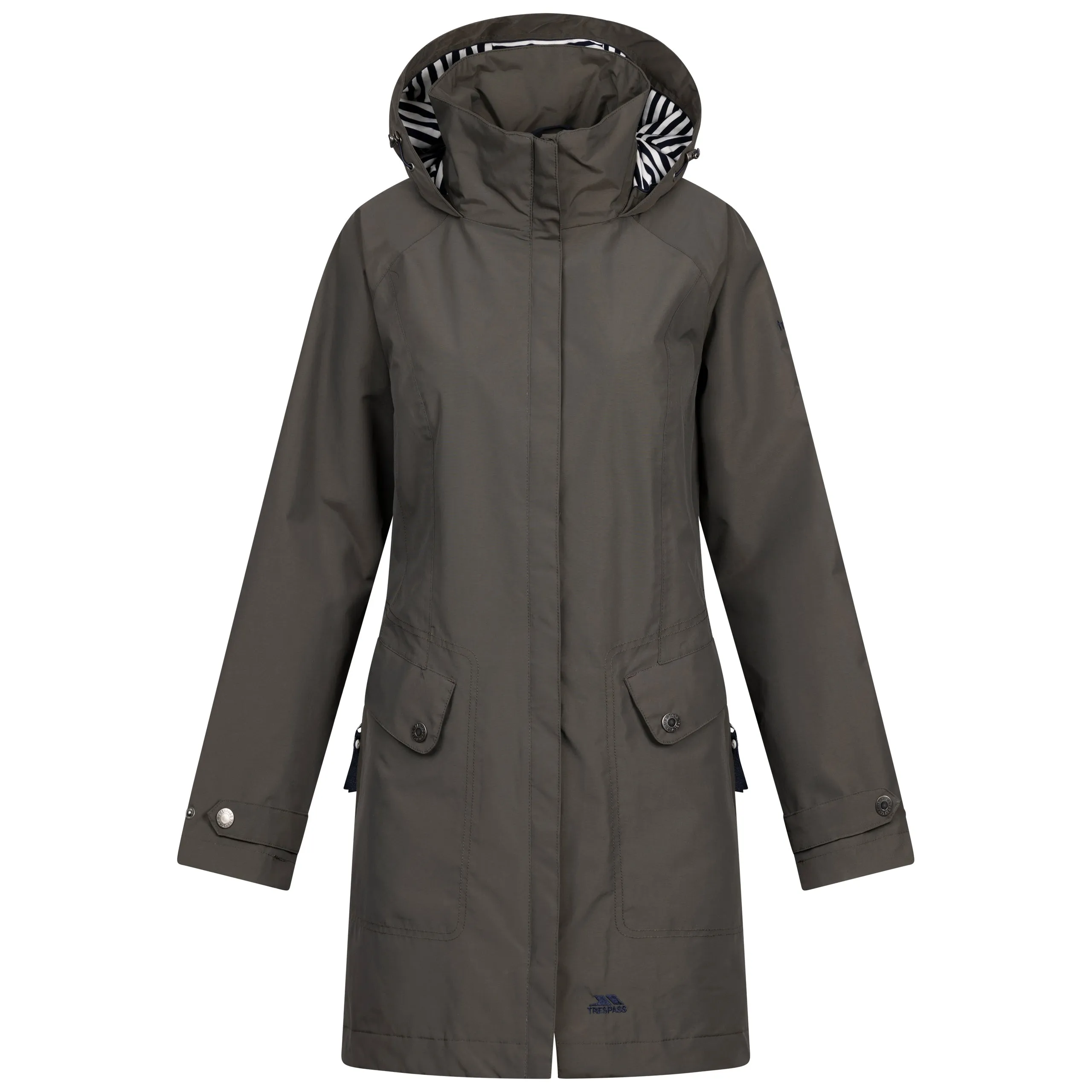 Trespass Womens Waterproof Jacket Rainy Day Raincoat