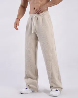 Waffle Textured Relaxed Fit Sweatpants