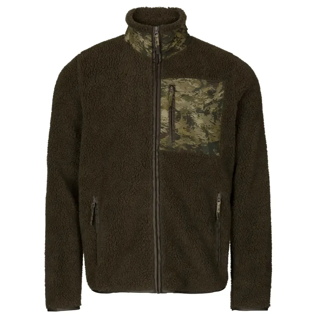 Zephyr Camo Fleece - Grizzly Brown/InVis Green by Seeland