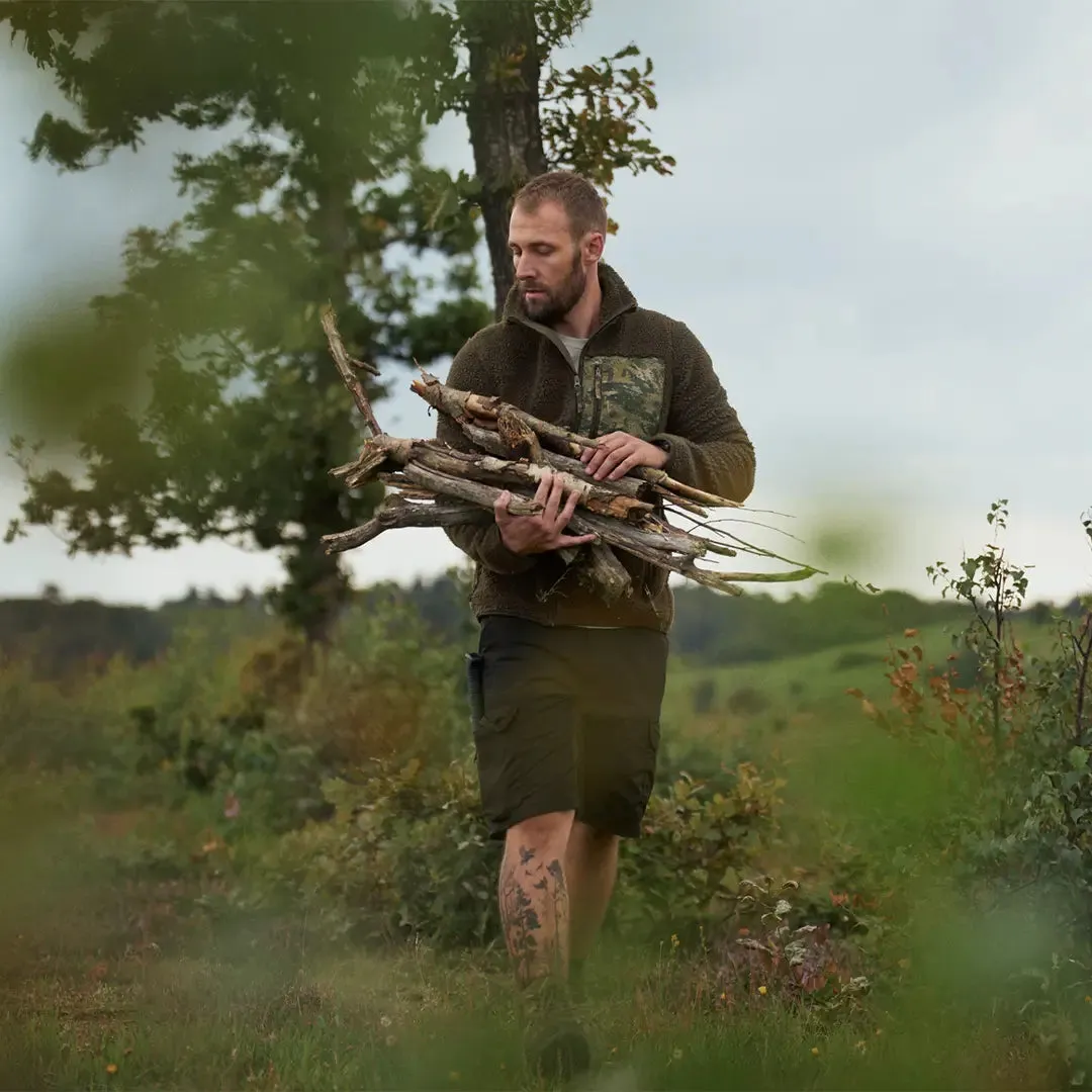 Zephyr Camo Fleece - Grizzly Brown/InVis Green by Seeland